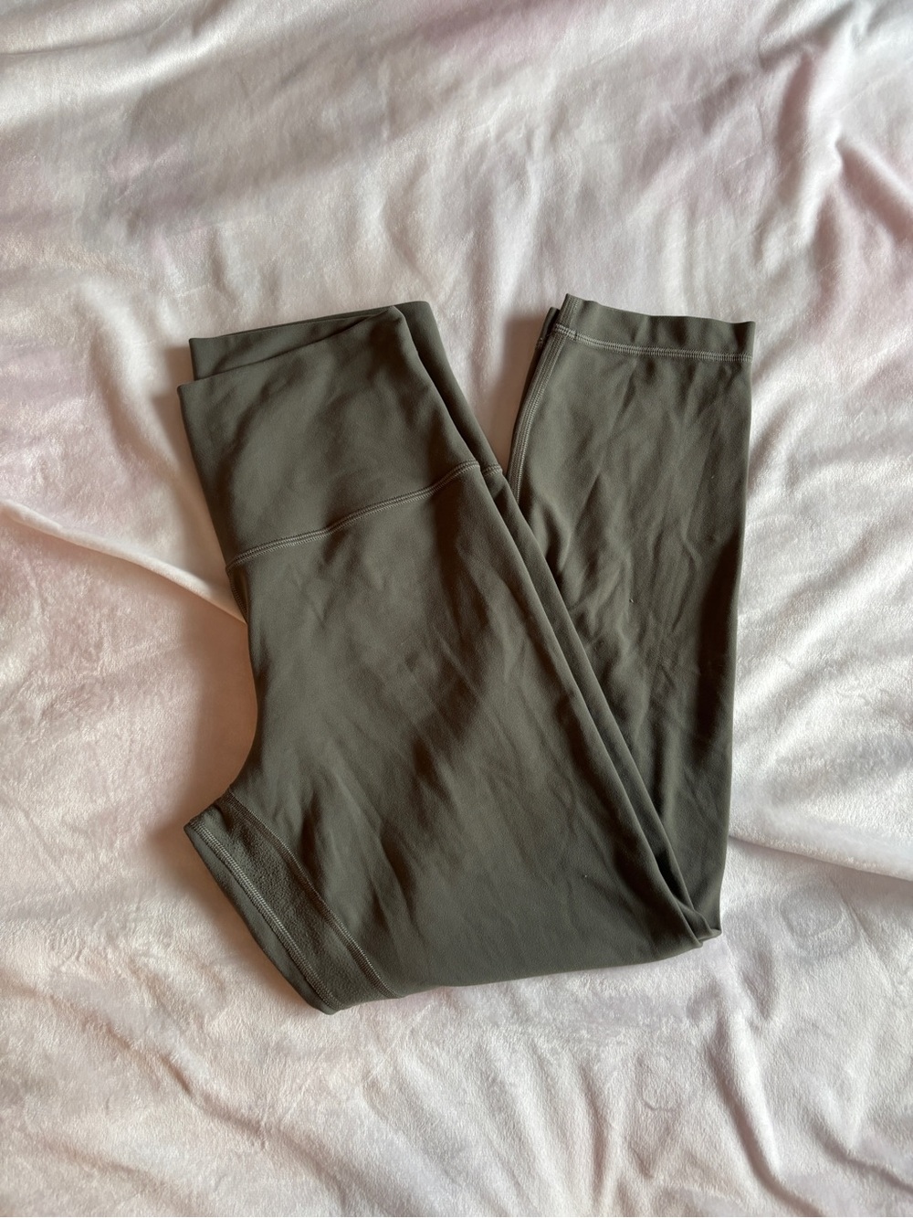 lululemon athletica Grey Sage Align Crop High-Rise Leggings